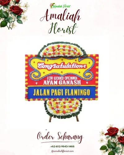 Bunga Papan Congratulation di Pabuaran Tumpeng